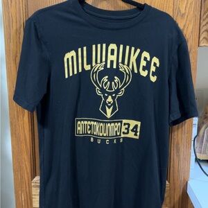 Milwaukee Bucks Black T-Shirt